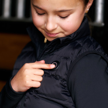 Gilet smanicato riscaldato Imperial Riding kids Nero Gilet smanicato riscaldato Imperial Riding kids Nero