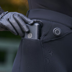 Pantaloni da equitazione riscaldati Imperial Riding donna Nero Pantaloni da equitazione riscaldati Imperial Riding donna Nero