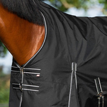 Coperta da paddock Imperial Riding Basic con collo alto 200 g Nero
