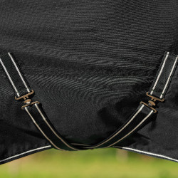 Coperta da paddock Imperial Riding Basic con collo alto 200 g Nero