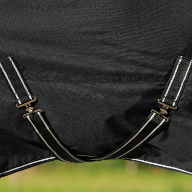Coperta da paddock Imperial Riding Basic con collo alto 400 g Nero