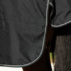 Coperta da paddock Imperial Riding Basic con collo alto 400 g Nero