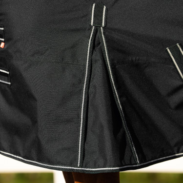 Coperta da paddock Imperial Riding Basic con collo alto 400 g Nero
