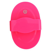 Striglia in gomma morbida Imperial Riding Rosa neon