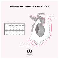 Maschera antiparassiti Imperial Riding Trail ride basic Rosa