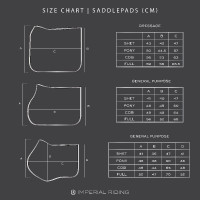 Sottosella Imperial Riding Basic cotton Dressage Bianco Sottosella Imperial Riding Basic cotton Dressage Bianco