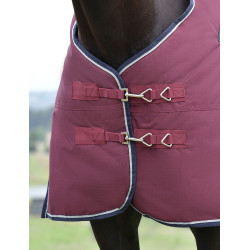Coperta ComFiTec Essential Turnout Weatherbeeta 0 g Bordeaux / blu navy