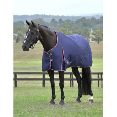 Coperta ComFiTec Essential Turnout Weatherbeeta 0 g Marino / bordeaux Blu