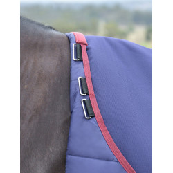 Coperta ComFiTec Essential Turnout Weatherbeeta 0 g Marino / bordeaux Blu