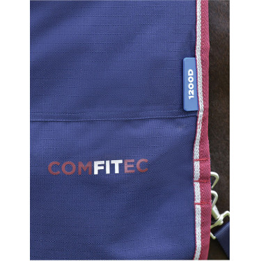 Coperta ComFiTec Essential Turnout Weatherbeeta 0 g Marino / bordeaux Blu