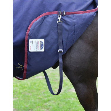 Coperta ComFiTec Essential Turnout Weatherbeeta 0 g Marino / bordeaux Blu