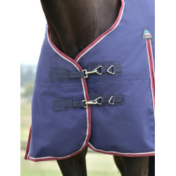 Coperta ComFiTec Essential Turnout Weatherbeeta 0 g Marino / bordeaux Blu