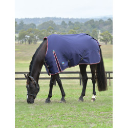 Coperta ComFiTec Essential Turnout Weatherbeeta 0 g Marino / bordeaux Blu