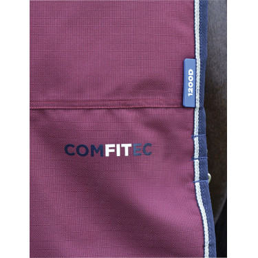 Coperta ComFiTec Essential Turnout WeatherBeeta 50 g Bordeaux / blu navy