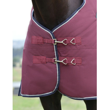 Coperta ComFiTec Essential Turnout WeatherBeeta 50 g Bordeaux / blu navy