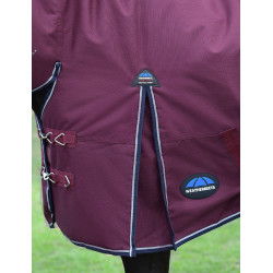 Coperta ComFiTec Essential Turnout Weatherbeeta 50 g combo Bordeaux / blu navy