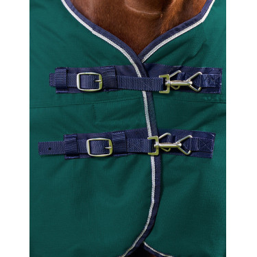 Coperta ComFiTec Plus Dynamic Turnout WeatherBeeta 0 g Verde foresta / blu navy