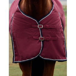 Coperta ComFiTec Prelim Turnout Weatherbeeta 0 g Bordeaux / blu navy