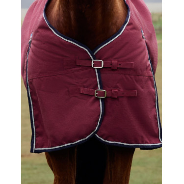 Coperta ComFiTec Prelim Turnout Weatherbeeta 0 g Bordeaux / blu navy