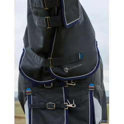 Coperta ComFiTec Ultra Turnout WeatherBeeta con collo staccabile 100 g Nero