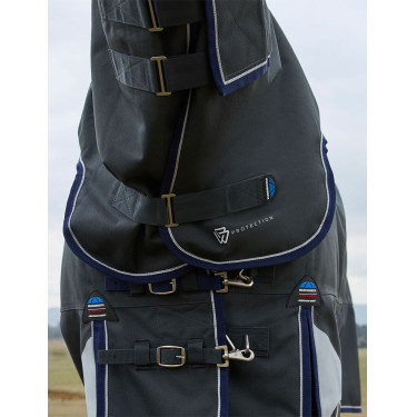 Coperta ComFiTec Ultra Turnout WeatherBeeta con collo staccabile 100 g Nero