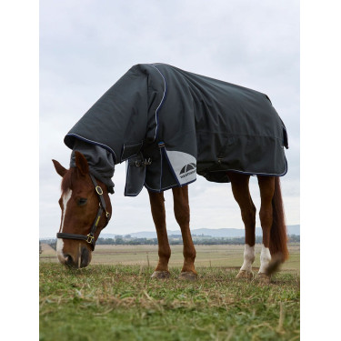 Coperta ComFiTec Ultra Turnout WeatherBeeta con collo staccabile 100 g Nero