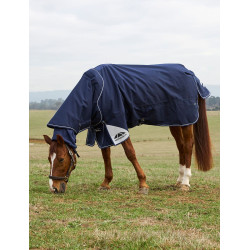 Coperta ComFiTec Ultra Turnout WeatherBeeta con collo staccabile 100 g Marina Blu marino