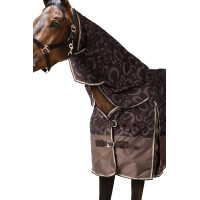 Coperta leggera da esterno Glasgow con copricollo Horze Blu scuro