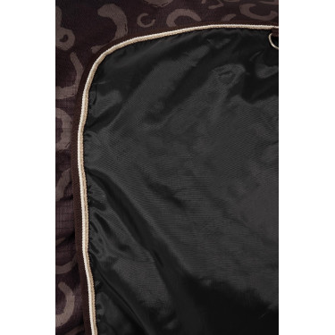 Coperta leggera da esterno Glasgow con copricollo Horze Prugna al cioccolato