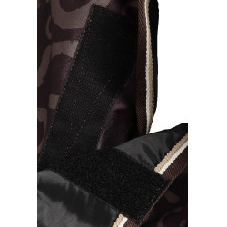 Coperta leggera da esterno Glasgow con copricollo Horze Prugna al cioccolato