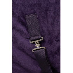 Coperta in pile Lincoln con colletto in pelliccia Horze Morella nera