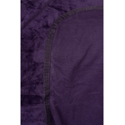 Coperta in pile Lincoln con colletto in pelliccia Horze Morella nera