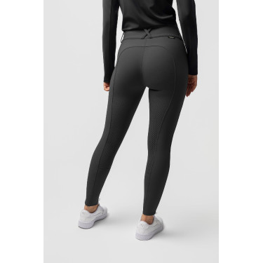 Pantaloni da equitazione termici Horze Grand Prix Pro da donna con grip integrale Nero Pantaloni da equitazione termici Horze Grand Prix Pro da donna con grip integrale Nero