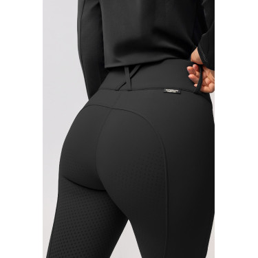 Pantaloni da equitazione termici Horze Grand Prix Pro da donna con grip integrale Nero Pantaloni da equitazione termici Horze Grand Prix Pro da donna con grip integrale Nero