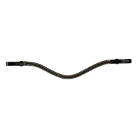 Fronte con strass Horze Columbia Nero / argento