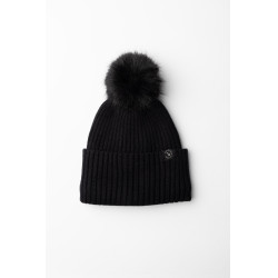 Cuffia lavorata a maglia Horze Nele Nero