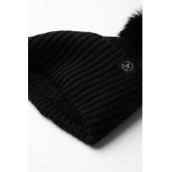 Cuffia lavorata a maglia Horze Nele Nero