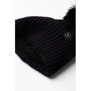 Cuffia lavorata a maglia Horze Nele Nero