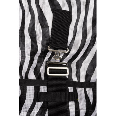 Coperta antimosche da pony con copricollo Horze Defender Zebra Motivi