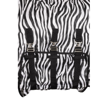 Coperta antimosche da pony con copricollo Horze Defender Zebra Motivi