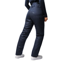 Pantaloni full grip da donna Horze Annica Mirtillo Grigio