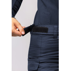 Pantaloni full grip da donna Horze Annica Mirtillo Grigio