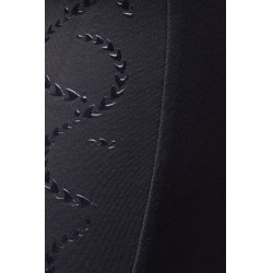 Leggings termici con grip integrale per bambini Horze Gillian Blu marino scuro