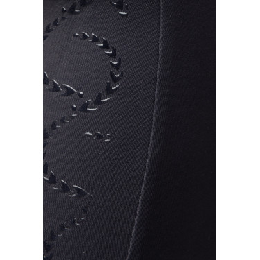 Leggings termici con grip integrale per bambini Horze Gillian Blu marino scuro