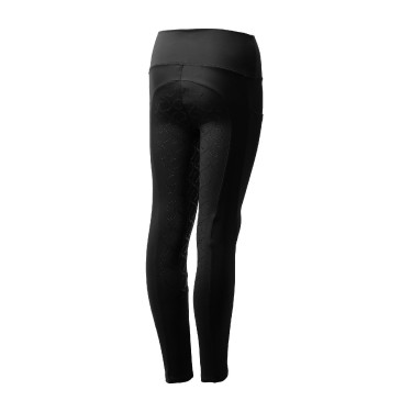 Leggings termici con grip integrale per bambini Horze Gillian Nero Leggings termici con grip integrale per bambini Horze Gillian Nero