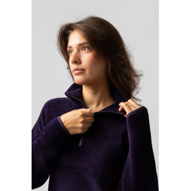 Pile anorak da donna Horze Frieda Morella nera