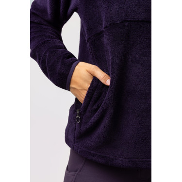 Pile anorak da donna Horze Frieda Morella nera