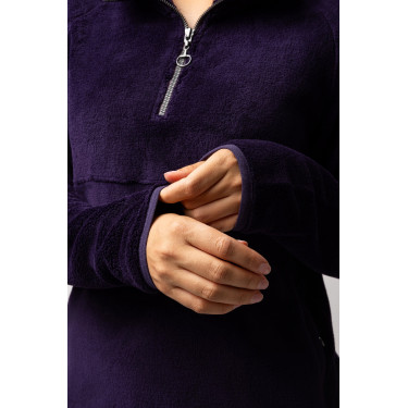 Pile anorak da donna Horze Frieda Morella nera