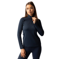 Maglietta da allenamento a maniche lunghe da donna Horze Lilian Mirtillo Grigio