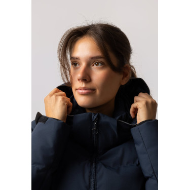 Piumino Horze Dina Mirtillo Grigio Piumino Horze Dina Mirtillo Grigio